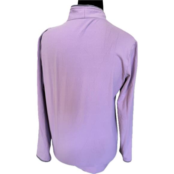 Ladies LL Bean  Lavendar Purple Zip Up Nylon Lycra Jacket - XS - Picture 3 of 5